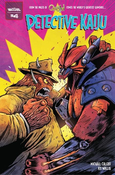 DETECTIVE KAIJU #4 (OF 4) CVR A KIT WALLIS DETECTIVE KAIJU #4 (OF 4) CVR A KIT WALLIS