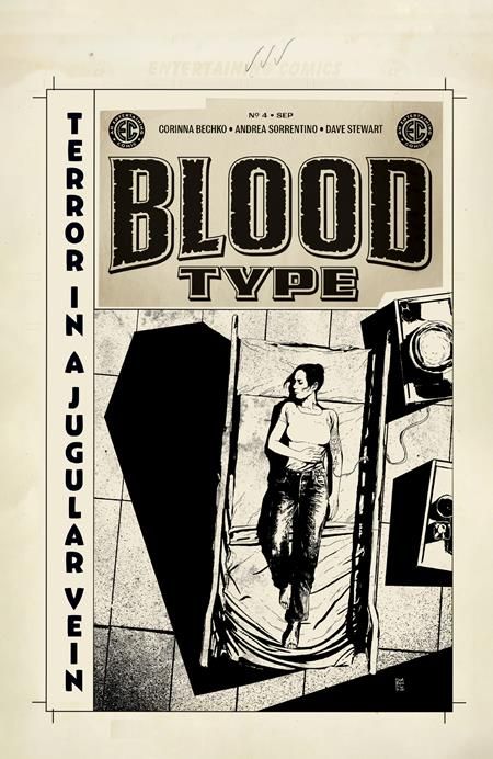 EC BLOOD TYPE #4 (OF 4) CVR D 1:20 ANDREA SORRENTINO B&W ARTIST EDITION VAR
