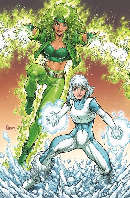 FIRE & ICE WHEN HELL FREEZES OVER #6 (OF 6) CVR B TODD NAUCK CARD STOCK VAR