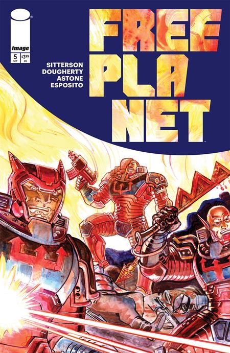 FREE PLANET #5 CVR C 1:25 JED DOUGHERTY FOIL VAR