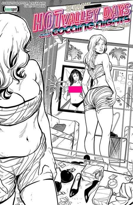HOT VALLEY DAYS #3 CVR B FARID KARAMI COLORING BOOK VAR