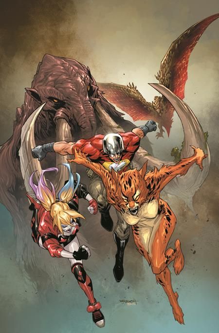 JUSTICE LEAGUE VS GODZILLA VS KONG 2 #4 (OF 7) CVR B SEPHEN SEGOVIA CARD STOCK VAR