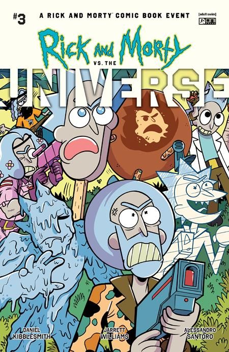 RICK AND MORTY VS THE UNIVERSE #3 (OF 4) CVR E 1:50 JARRETT WILLIAMS PRIME VAR