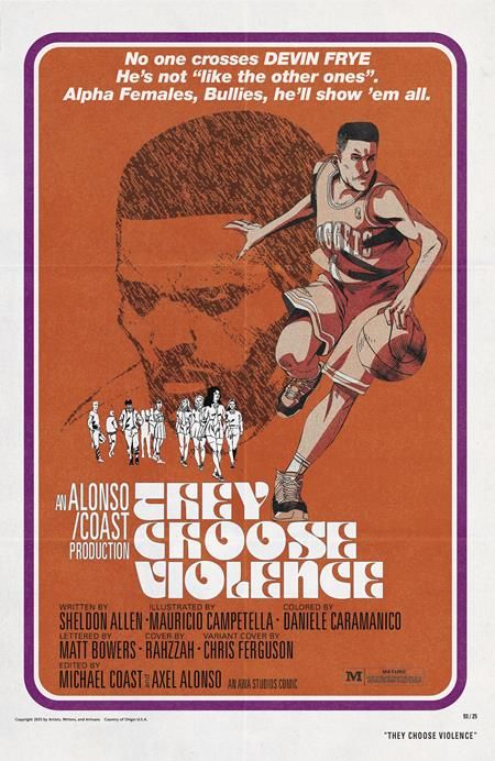 THEY CHOOSE VIOLENCE #4 (OF 5) CVR B CHRIS FERGUSON & MAURICIO CAMPETELLA BLAXPLOITATION FILM HOMAGE VAR
