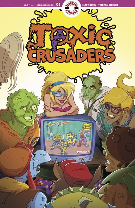 TOXIC CRUSADERS #1 (OF 5) CVR C 1:5 RETROWARE GAME ART UNLOCK VAR