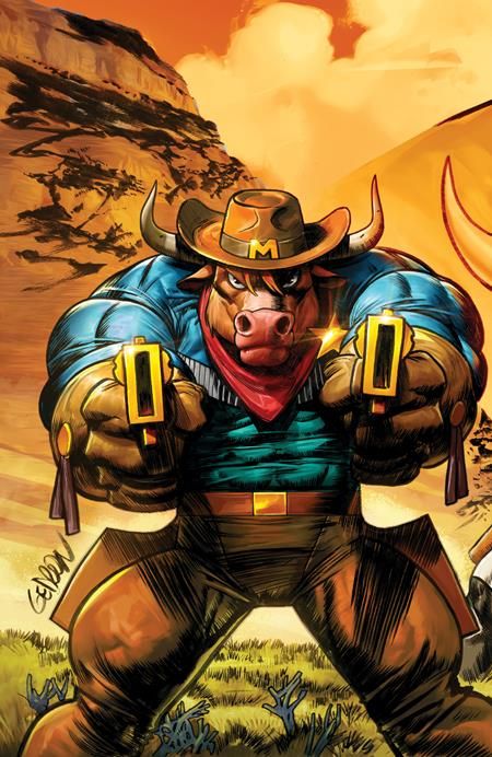 WILD WEST COW-BOYS OF MOO MESA #1 (OF 4) CVR G 1:10 JUAN GEDEON INTERLOCKING FULL ART VAR