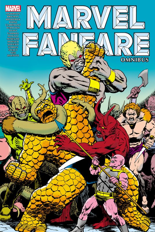 Marvel Fanfare Omnibus Vol. 2 Jim Starlin Cover Marvel Fanfare Omnibus Vol. 2 Jim Starlin Cover
