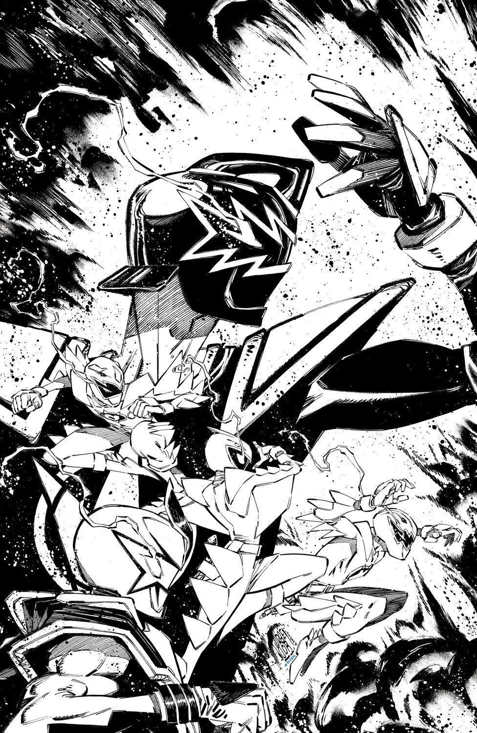 Power Rangers Prime #10 D 1:10 (Full Art, Corona)