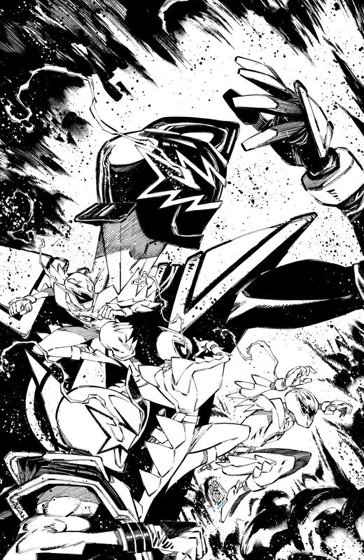 Power Rangers Prime #10 D 1:10 (Full Art, Corona)
