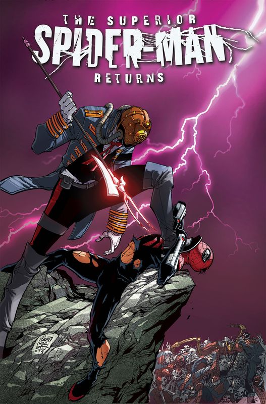 Superior Spider-Man Returns Omnibus Mike Del Mundo Cover [DM Only]