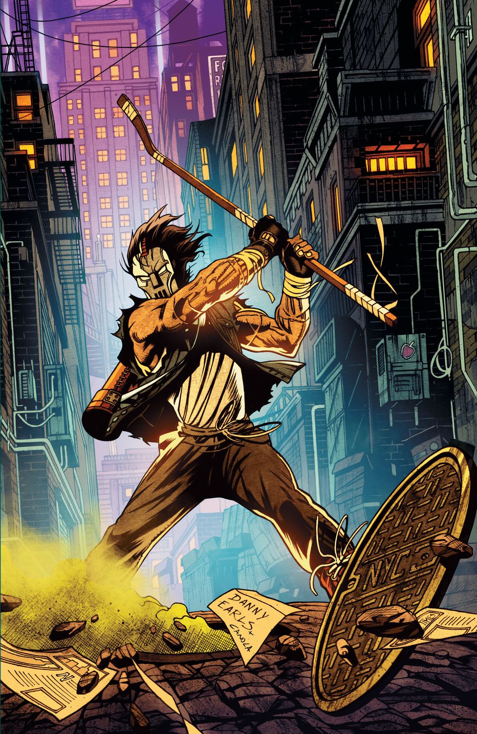 Teenage Mutant Ninja Turtles: Casey Jones #1 Variant 1:25 (Earls B&W)