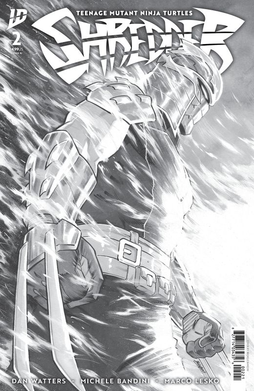 Teenage Mutant Ninja Turtles: Shredder #2 Variant 1:10 (Bandini B&W)