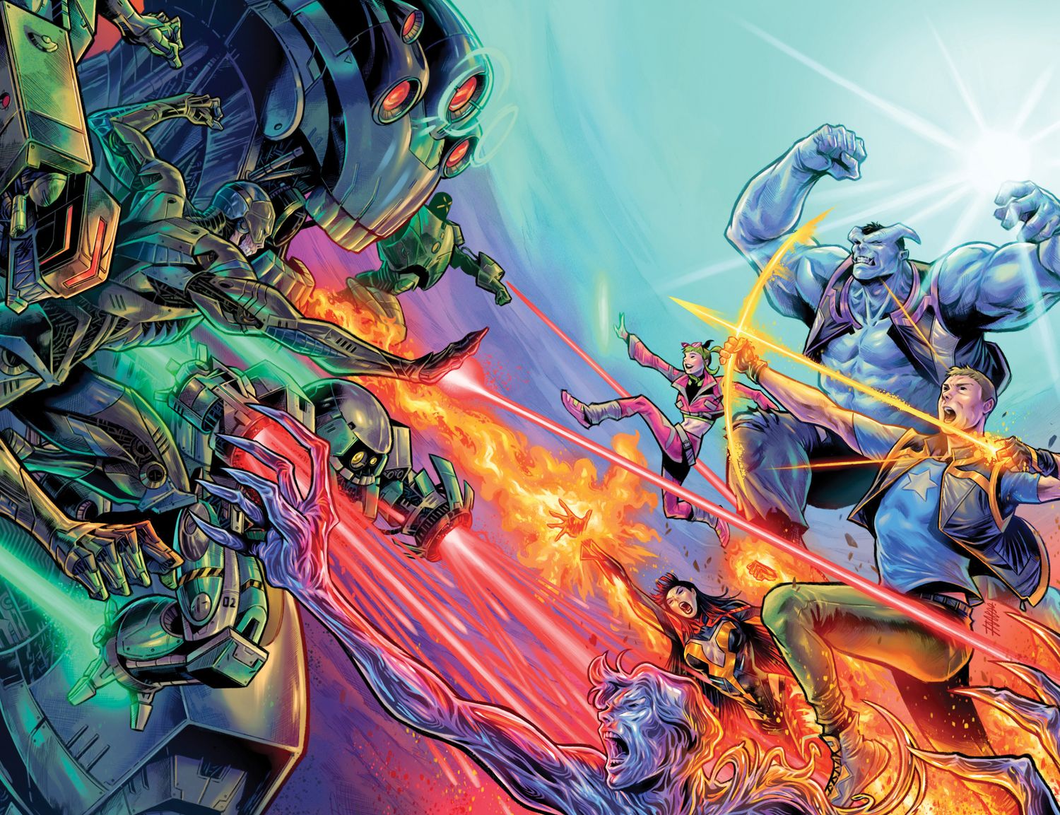 Valiant Beyond: All-New Harbinger #1 Variant F (Fajardo Wraparound Full Art)