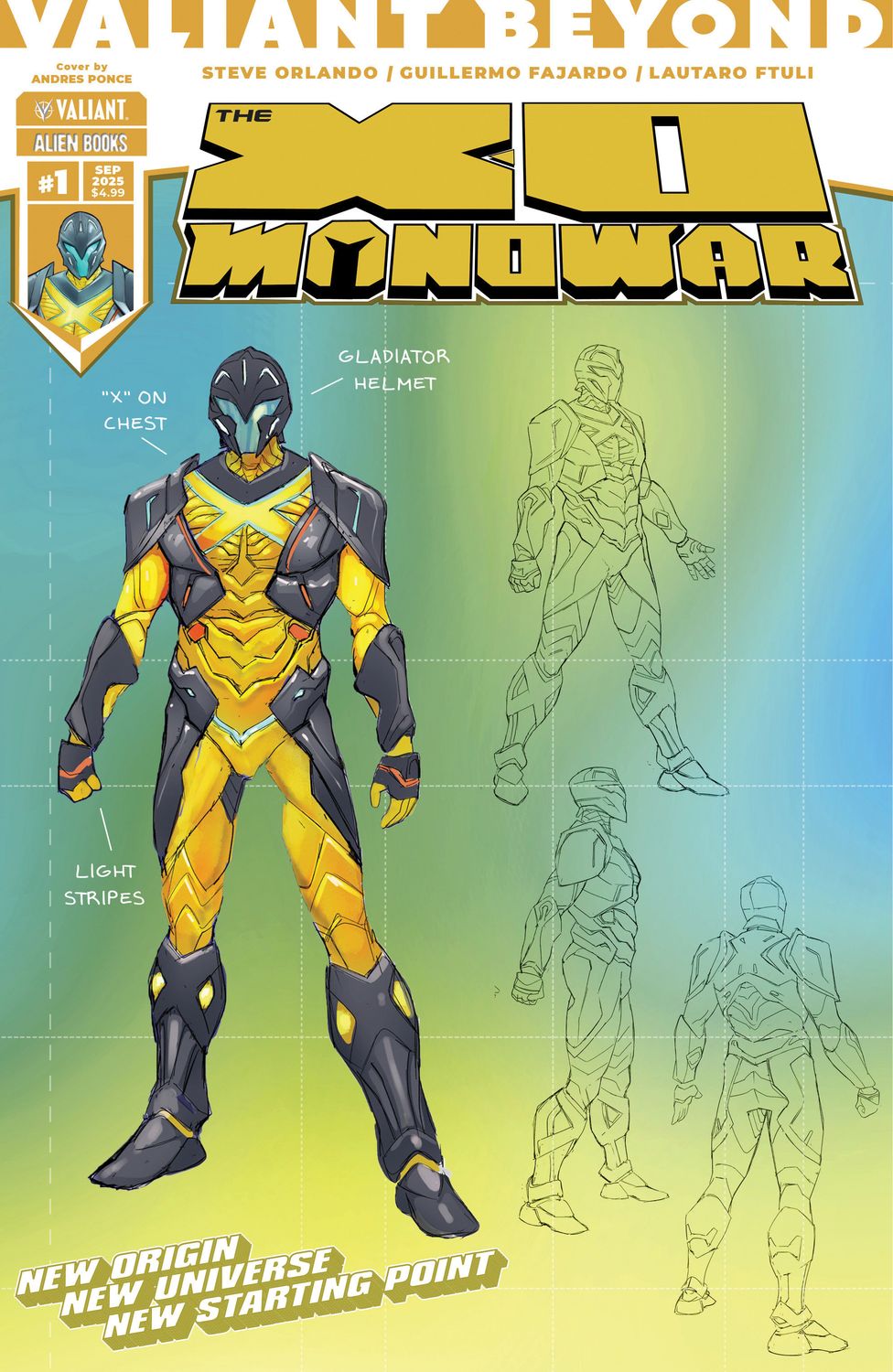 Valiant Beyond: The X-O Manowar #1 Variant D (Ponce Design Variant)