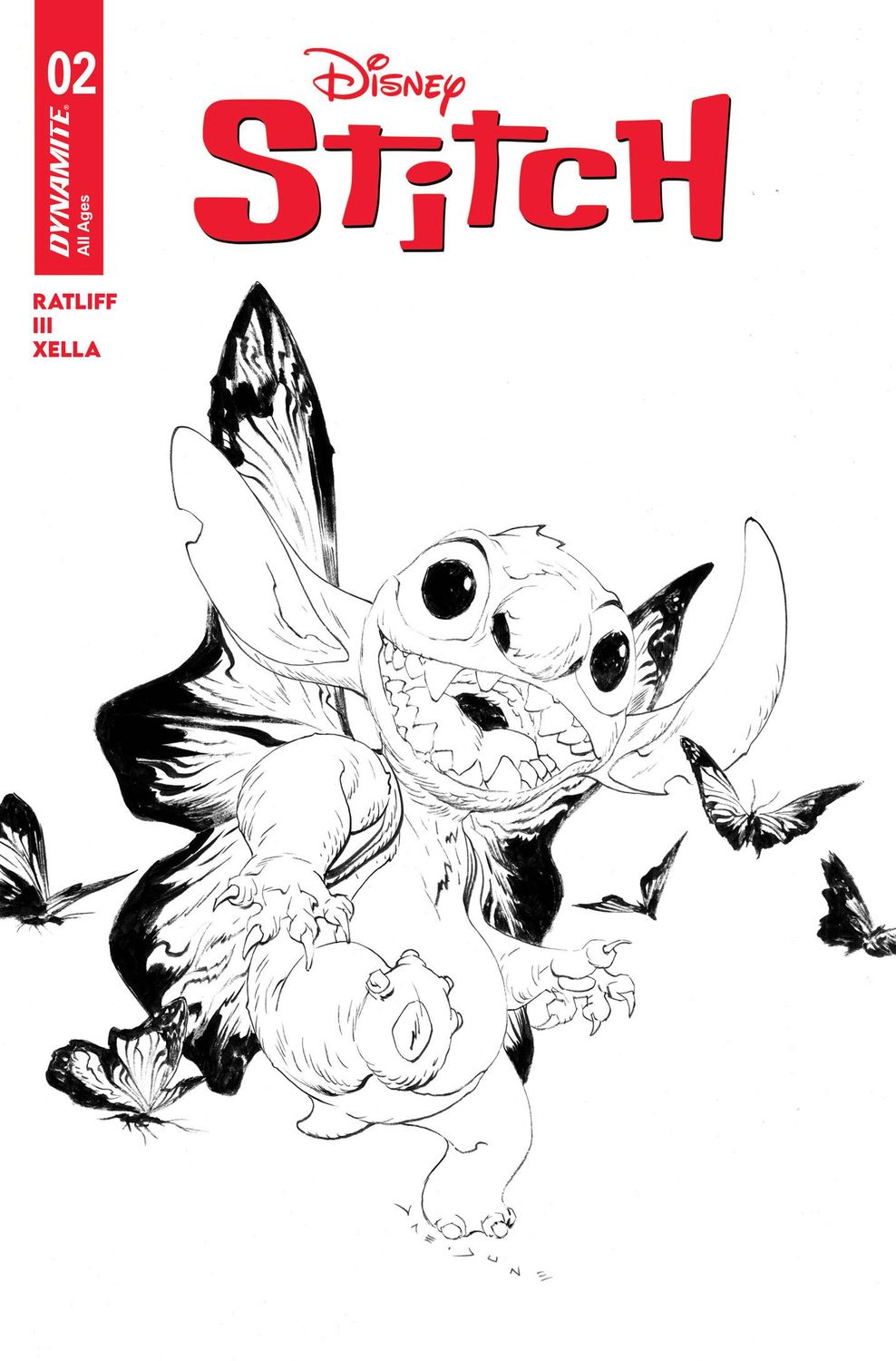 STITCH #2 CVR G 1:10 JAE LEE LINE ART