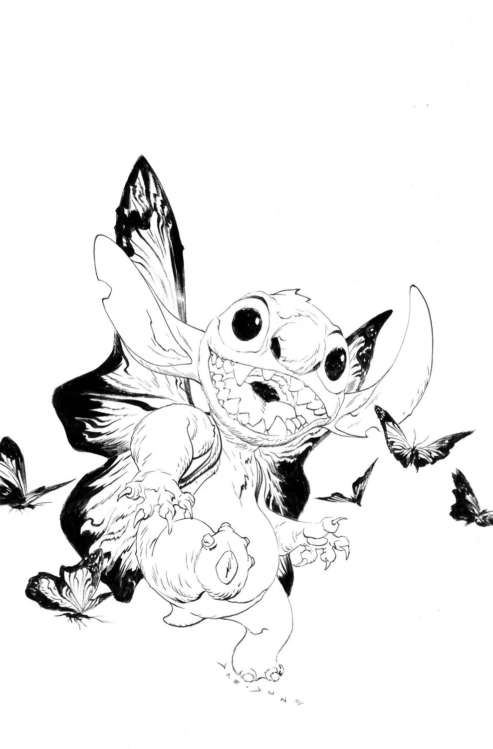 STITCH #2 CVR J 1:15 JAE LEE LINE ART VIRGIN