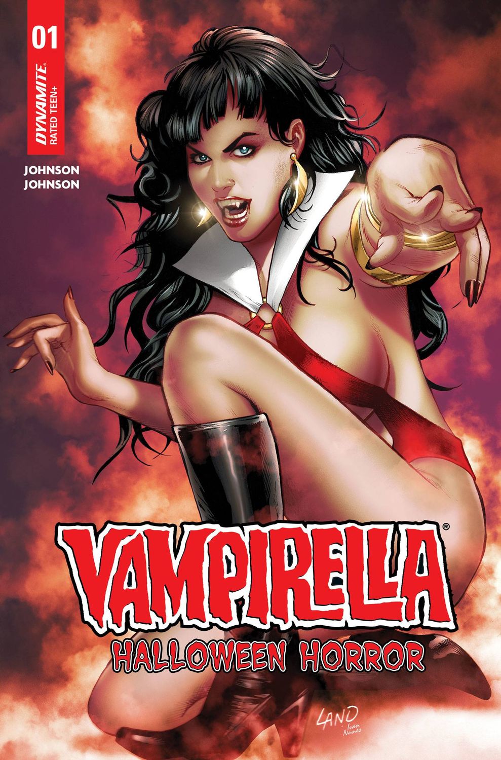 VAMPIRELLA HALLOWEEN HORROR #1 CVR E GREG LAND FOIL