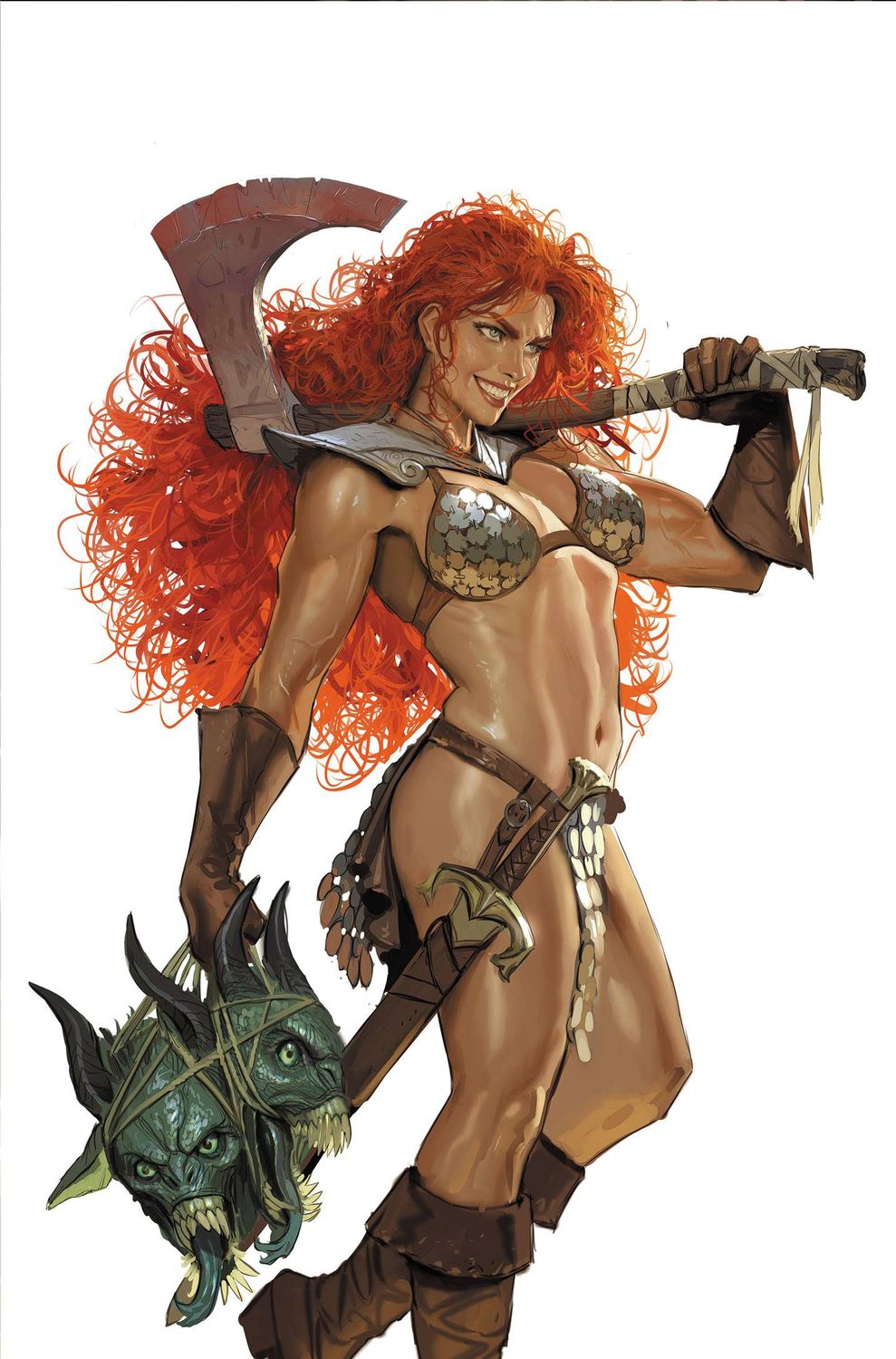 SONJA REBORN #2 CVR F STJEPAN SEJIC METAL PREMIUM COVER