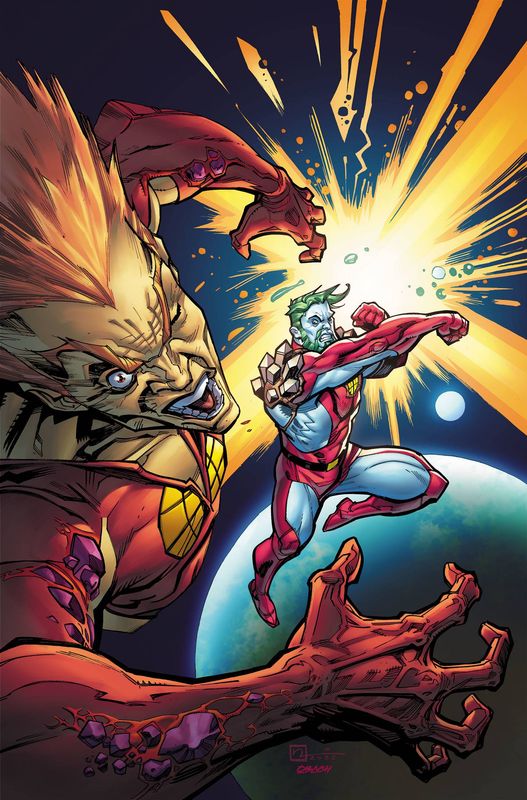 CAPTAIN PLANET #6 CVR E CHAD HARDIN METAL PREMIUM