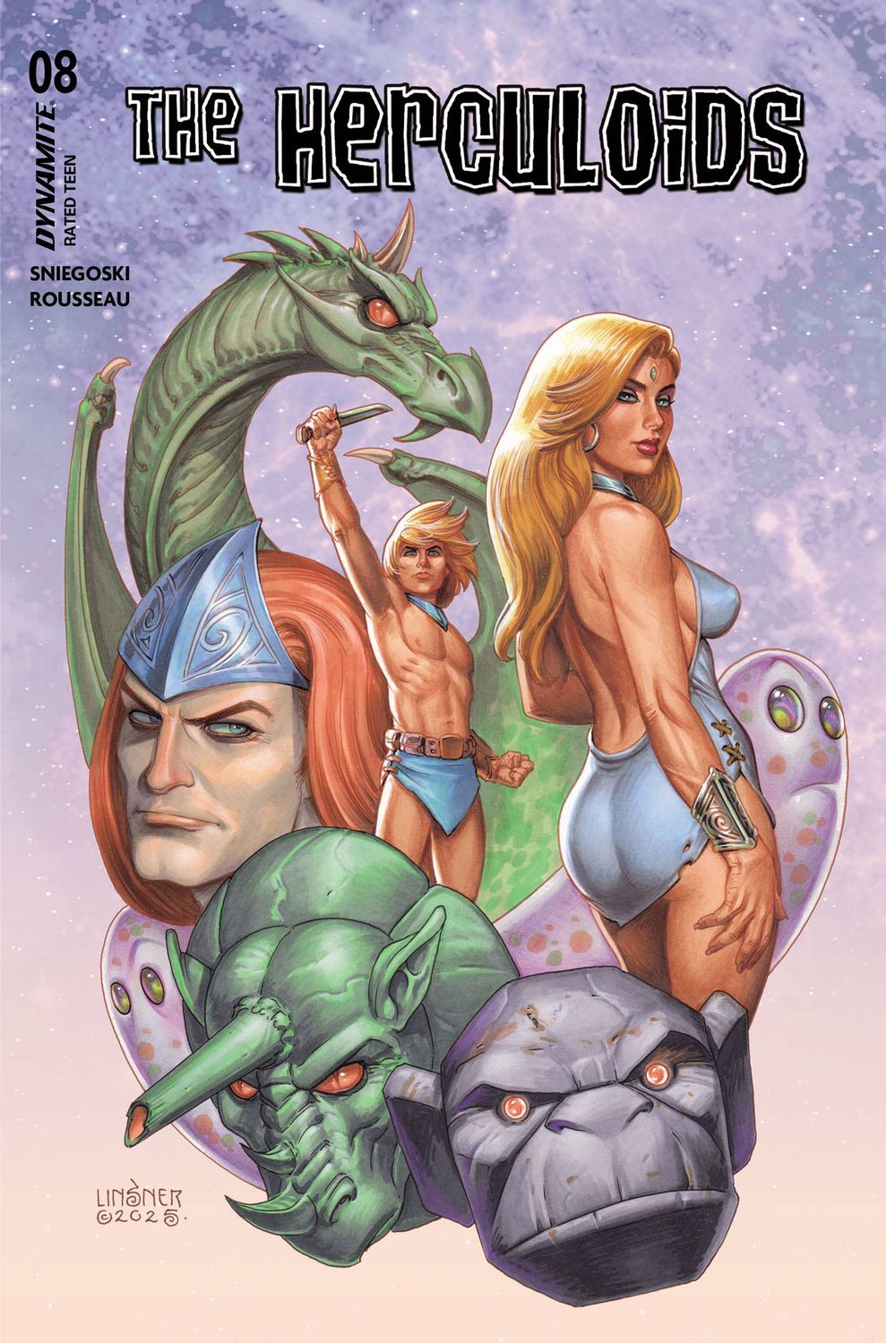THE HERCULOIDS #8 CVR B JOSEPH MICHAEL LINSNER