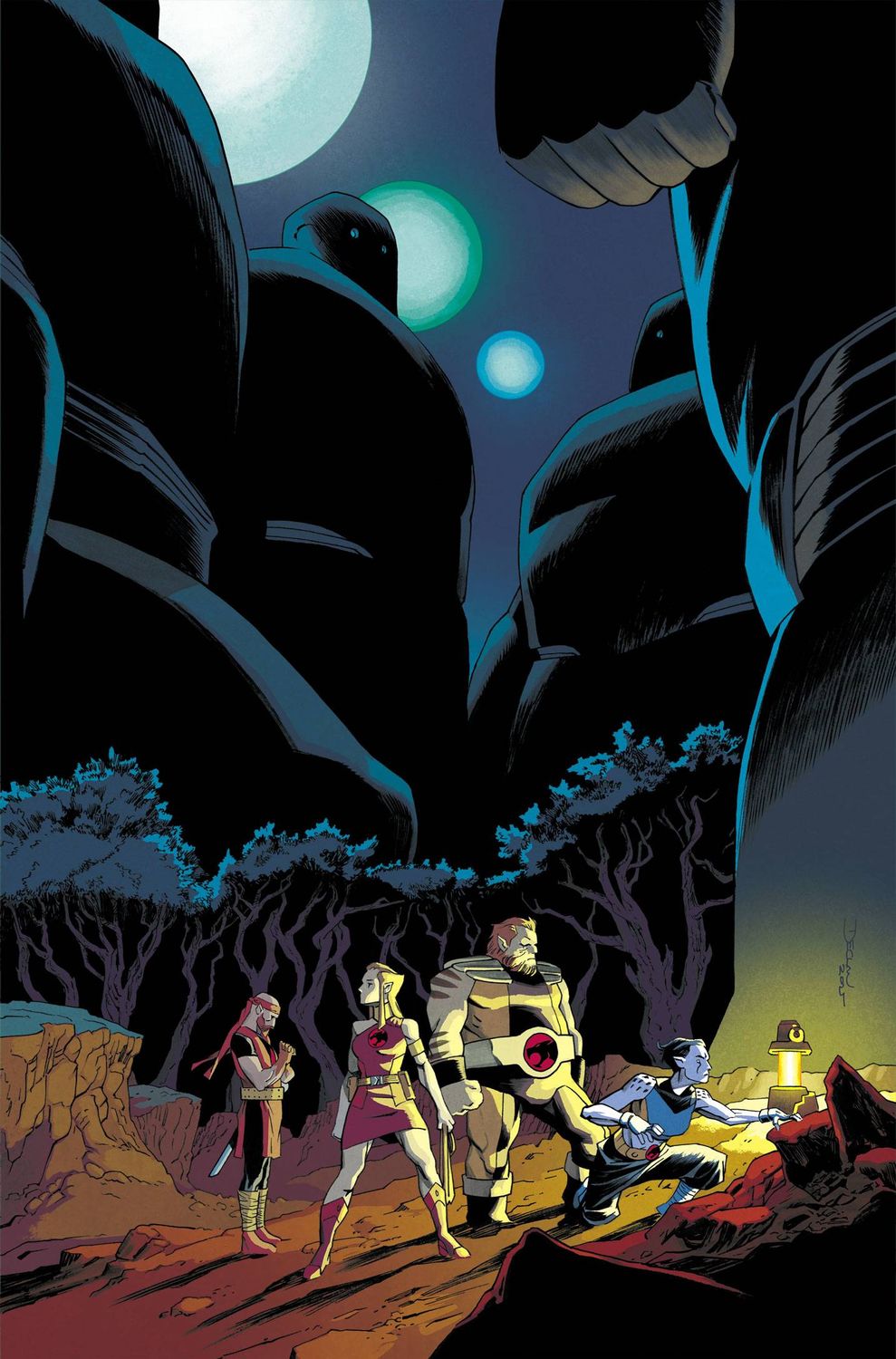 THUNDERCATS LOST #7 CVR F DECLAN SHALVEY METAL PREMIUM