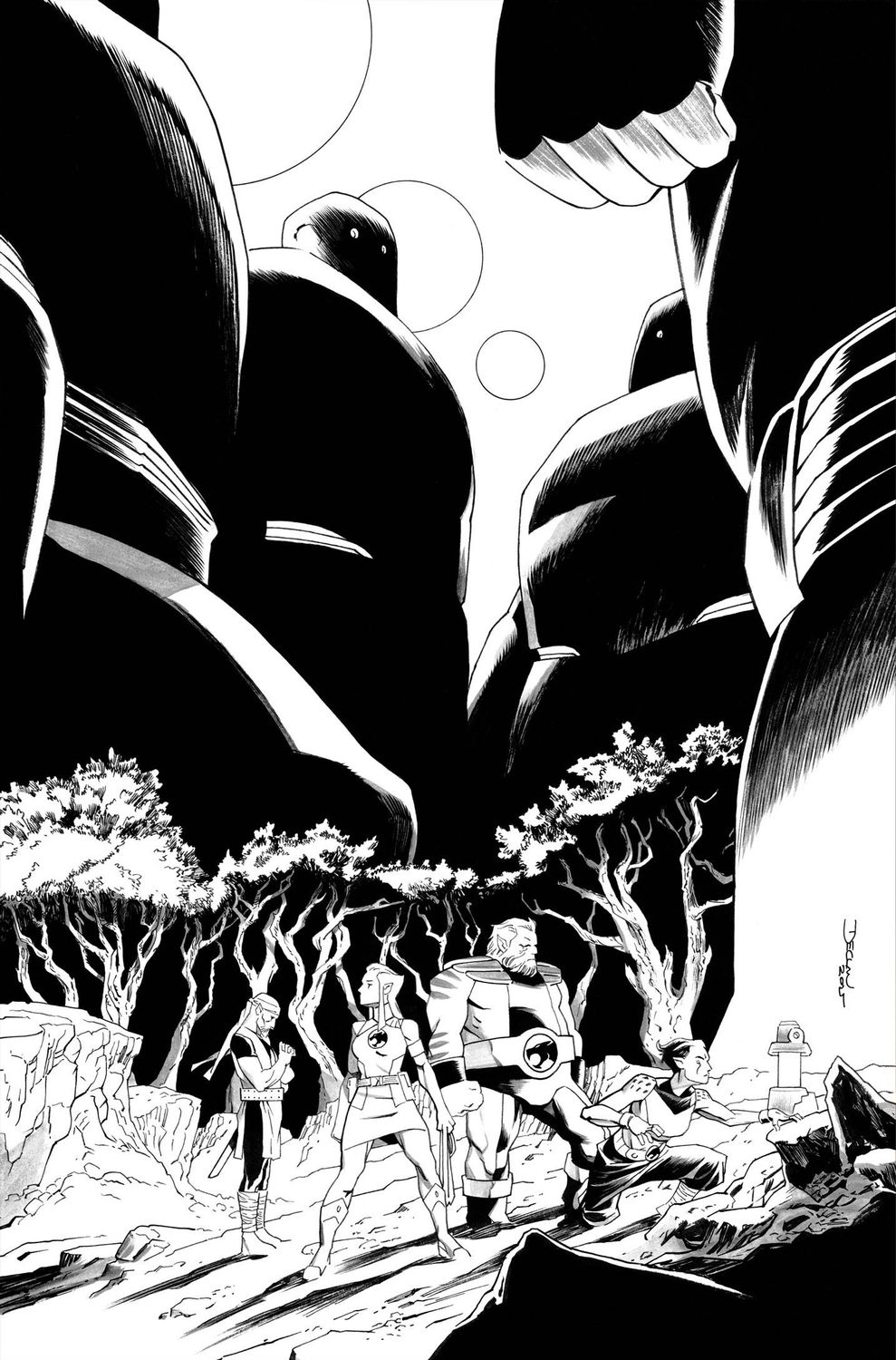 THUNDERCATS LOST #7 CVR J 1:15 SHALVEY LINE ART VIRGIN