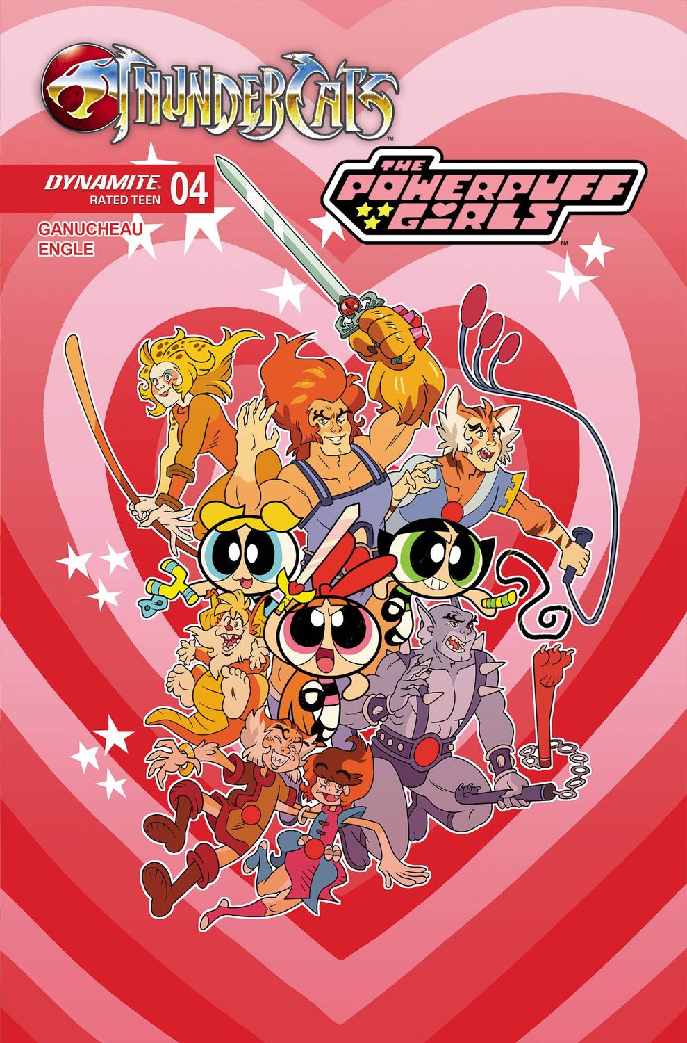 THUNDERCATS THE POWERPUFF GIRLS #4 CVR B COLEMAN ENGLE