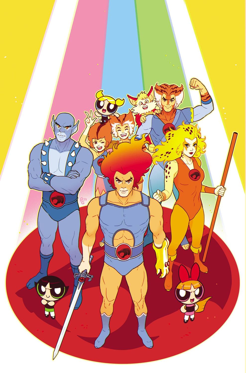 THUNDERCATS THE POWERPUFF GIRLS #4 CVR F METAL PREMIUM