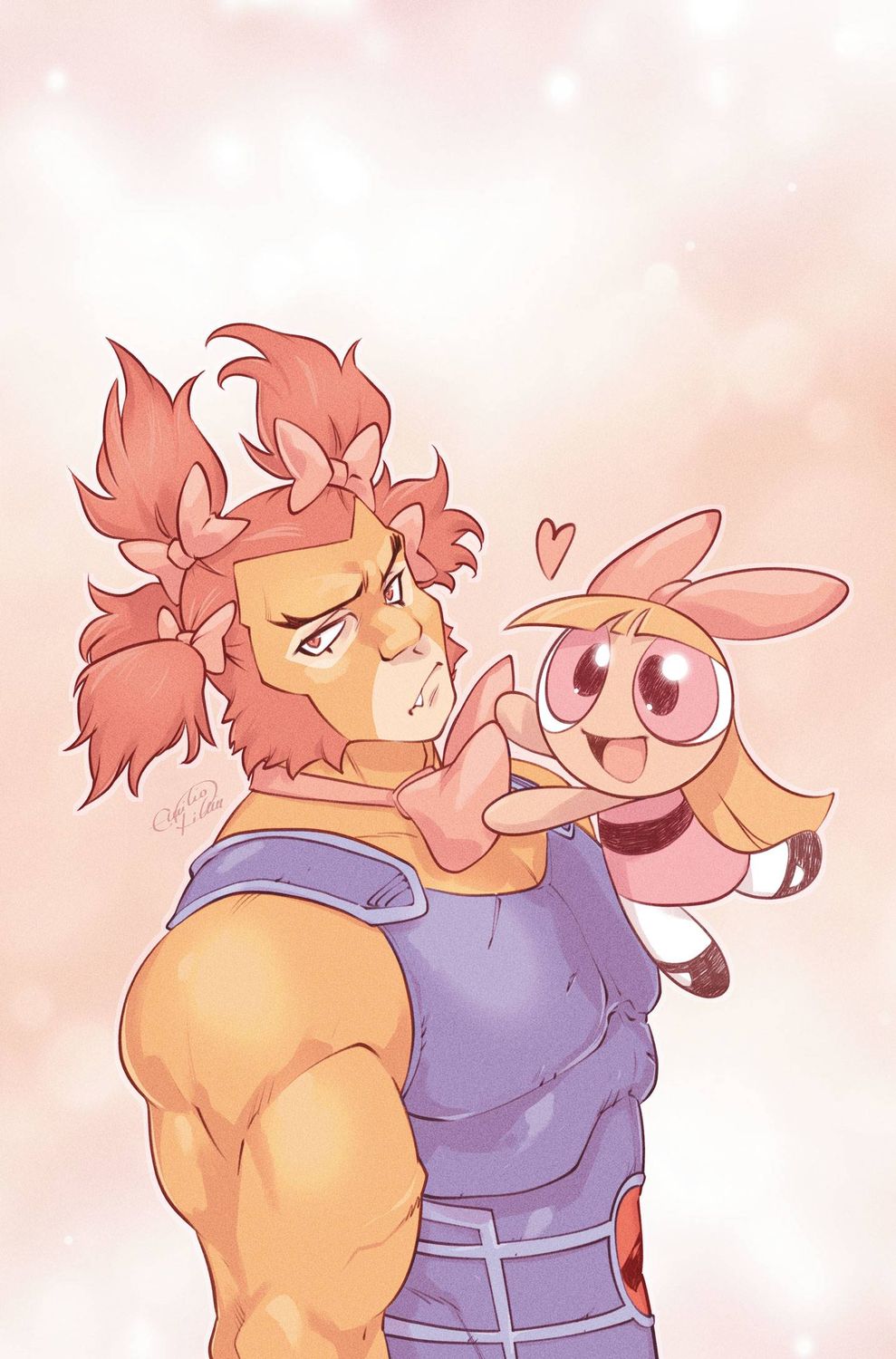 THUNDERCATS THE POWERPUFF GIRLS #4 CVR G 1:10 VIRGIN
