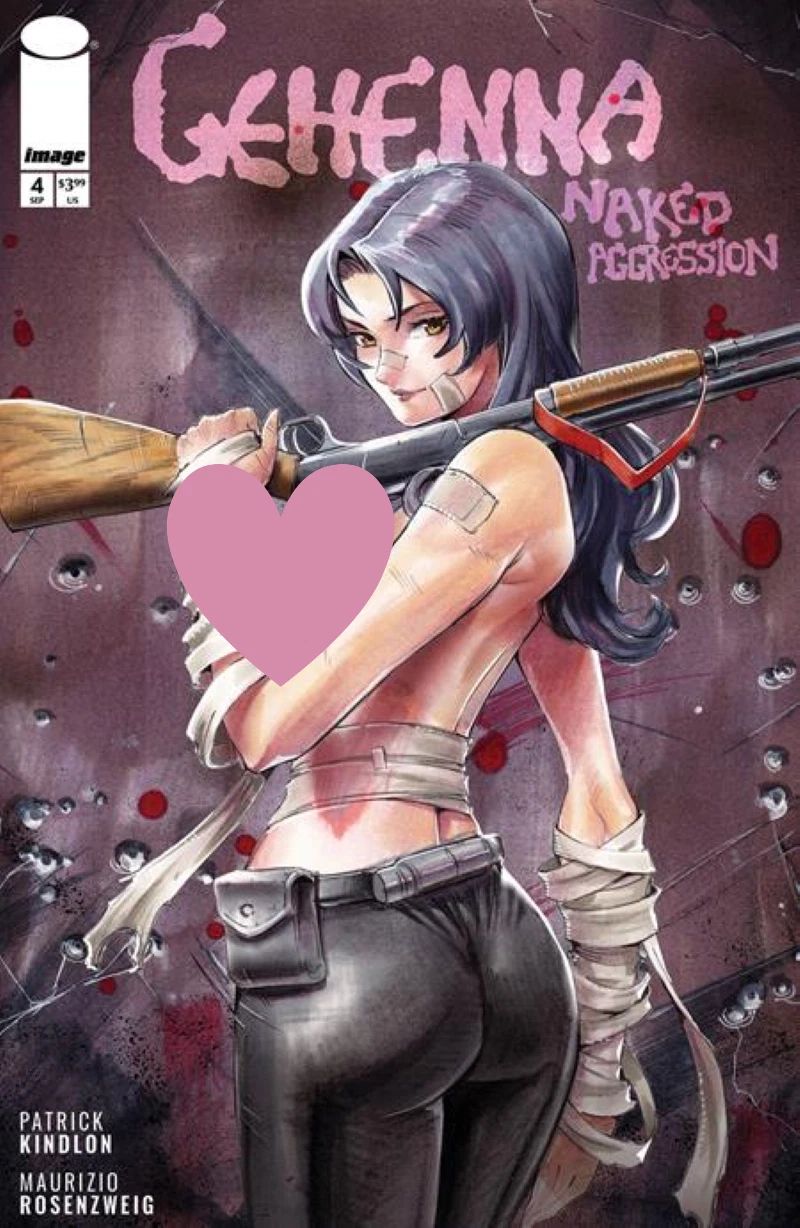 GEHENNA NAKED AGGRESSION #4 (OF 4) CVR C RODRIGO YOSHIMIYA NSFW POLYBAGGED VAR