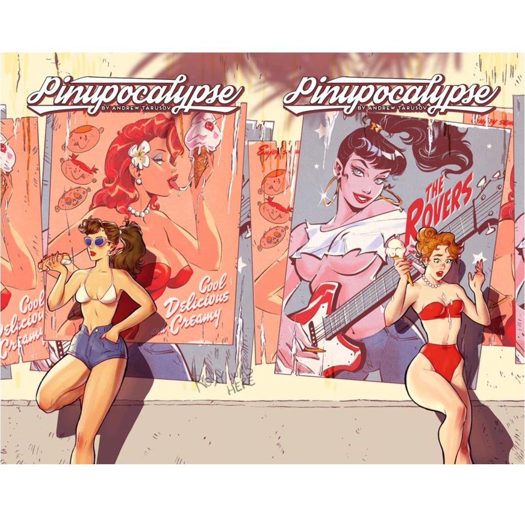 PINUPOCALYPSE #6 (OF 6) CVR C + CVR D SVETA SHUBINA AND ANDY TARUSOV [1:10 CONNECTING SET]