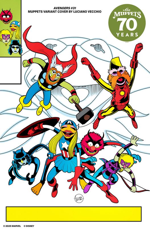 AVENGERS #31 LUCIANO VECCHIO MUPPETS VARIANT AVENGERS #31 LUCIANO VECCHIO MUPPETS VARIANT