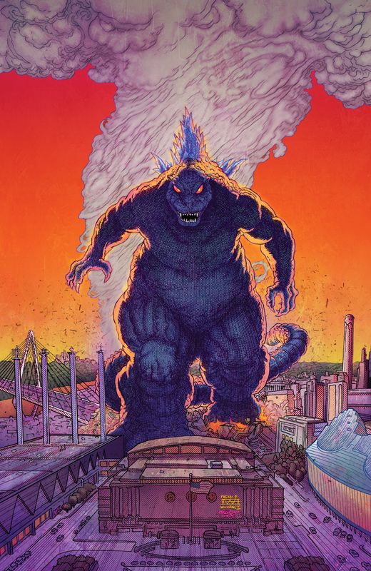 Godzilla Vs. America: Kansas City Variant 1:25 (Williams II & Moody Full Art)