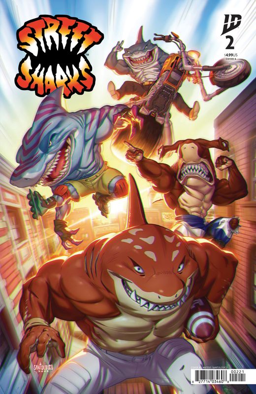 Street Sharks #2 Variant B (Santolouco) Street Sharks #2 Variant B (Santolouco)