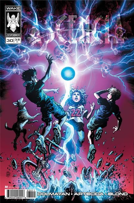 ASCENCIA #30 CVR E 1:500 JOHN DOLMAYAN AND JIM LEE SIGNED METAL VAR