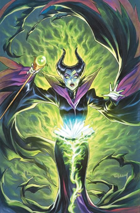 DISNEY VILLAINS MALEFICENT #1 CVR I 1:15 ELLERY SANTOS VIRGIN VAR