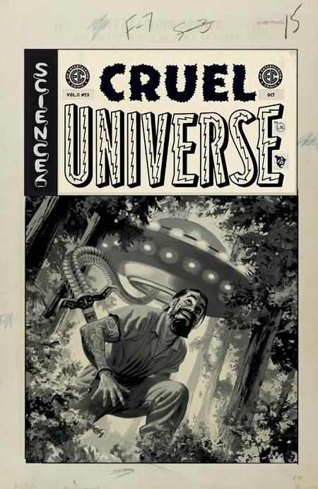 EC CRUEL UNIVERSE 2 #3 (OF 12) CVR D 1:20 GREG SMALLWOOD B&W ARTIST EDITION VAR