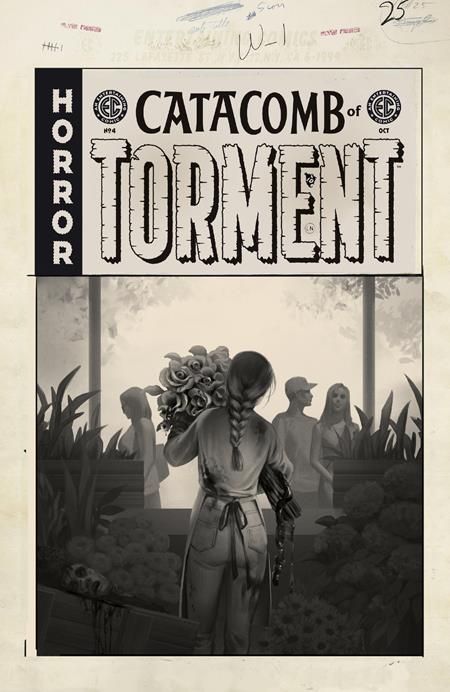 EC CATACOMB OF TORMENT #4 CVR D 1:20 REIKO MURAKAMI B&W ARTIST EDITION VAR