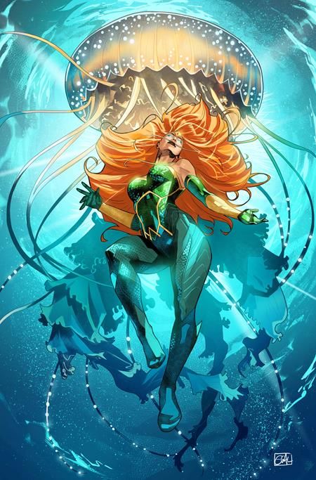 AQUAMAN #11 CVR C EDWIN GALMON CARD STOCK VAR AQUAMAN #11 CVR C EDWIN GALMON CARD STOCK VAR