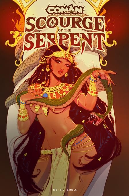 CONAN THE BARBARIAN SCOURGE OF THE SERPENT #3 (OF 4) CVR D ASHLEIGH IZIENICKI VAR CONAN THE BARBARIAN SCOURGE OF THE SERPENT #3 (OF 4) CVR D ASHLEIGH IZIENICKI VAR