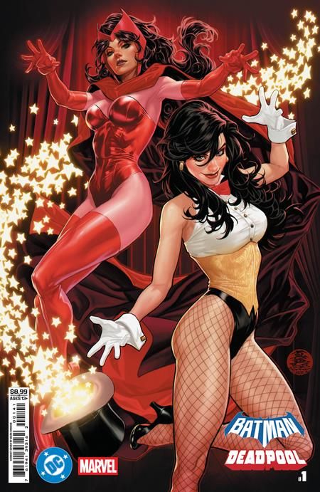 DC MARVEL BATMAN DEADPOOL #1 (ONE SHOT) CVR D MARK BROOKS ZATANNA SCARLET WITCH CARD STOCK VAR DC MARVEL BATMAN DEADPOOL #1 (ONE SHOT) CVR D MARK BROOKS ZATANNA SCARLET WITCH CARD STOCK VAR