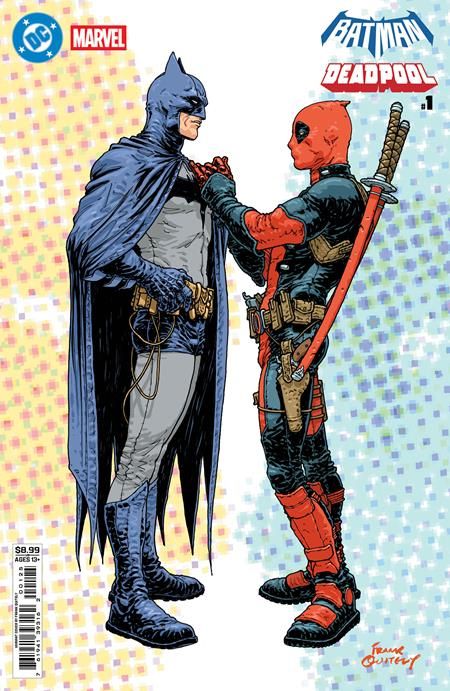 DC MARVEL BATMAN DEADPOOL #1 (ONE SHOT) CVR N FRANK QUITELY BATMAN DEADPOOL CARD STOCK VAR DC MARVEL BATMAN DEADPOOL #1 (ONE SHOT) CVR N FRANK QUITELY BATMAN DEADPOOL CARD STOCK VAR