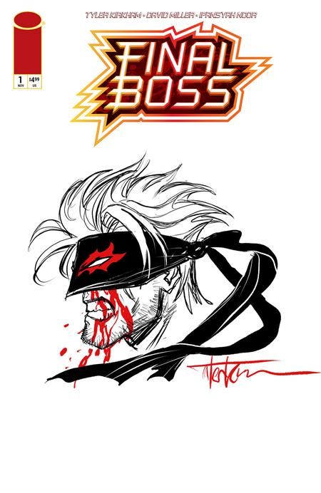 FINAL BOSS #1 CVR H 1:500 TYLER KIRKHAM REMARQUE SKETCH VAR FINAL BOSS #1 CVR H 1:500 TYLER KIRKHAM REMARQUE SKETCH VAR