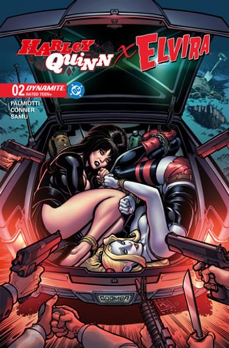 HARLEY QUINN X ELVIRA #2 CVR B CHAD HARDIN VAR HARLEY QUINN X ELVIRA #2 CVR B CHAD HARDIN VAR