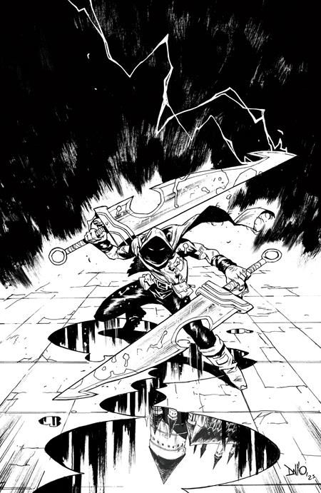 LOST FANTASY #5 CVR D 1:15 MAXI DALLO B&W VAR LOST FANTASY #5 CVR D 1:15 MAXI DALLO B&W VAR