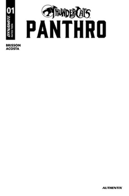 THUNDERCATS PANTHRO #1 CVR E BLANK AUTHENTIX VAR THUNDERCATS PANTHRO #1 CVR E BLANK AUTHENTIX VAR