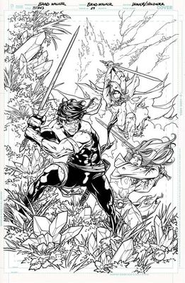 TITANS #29 CVR B BRAD WALKER CARD STOCK VAR (DC K.O.) TITANS #29 CVR B BRAD WALKER CARD STOCK VAR (DC K.O.)