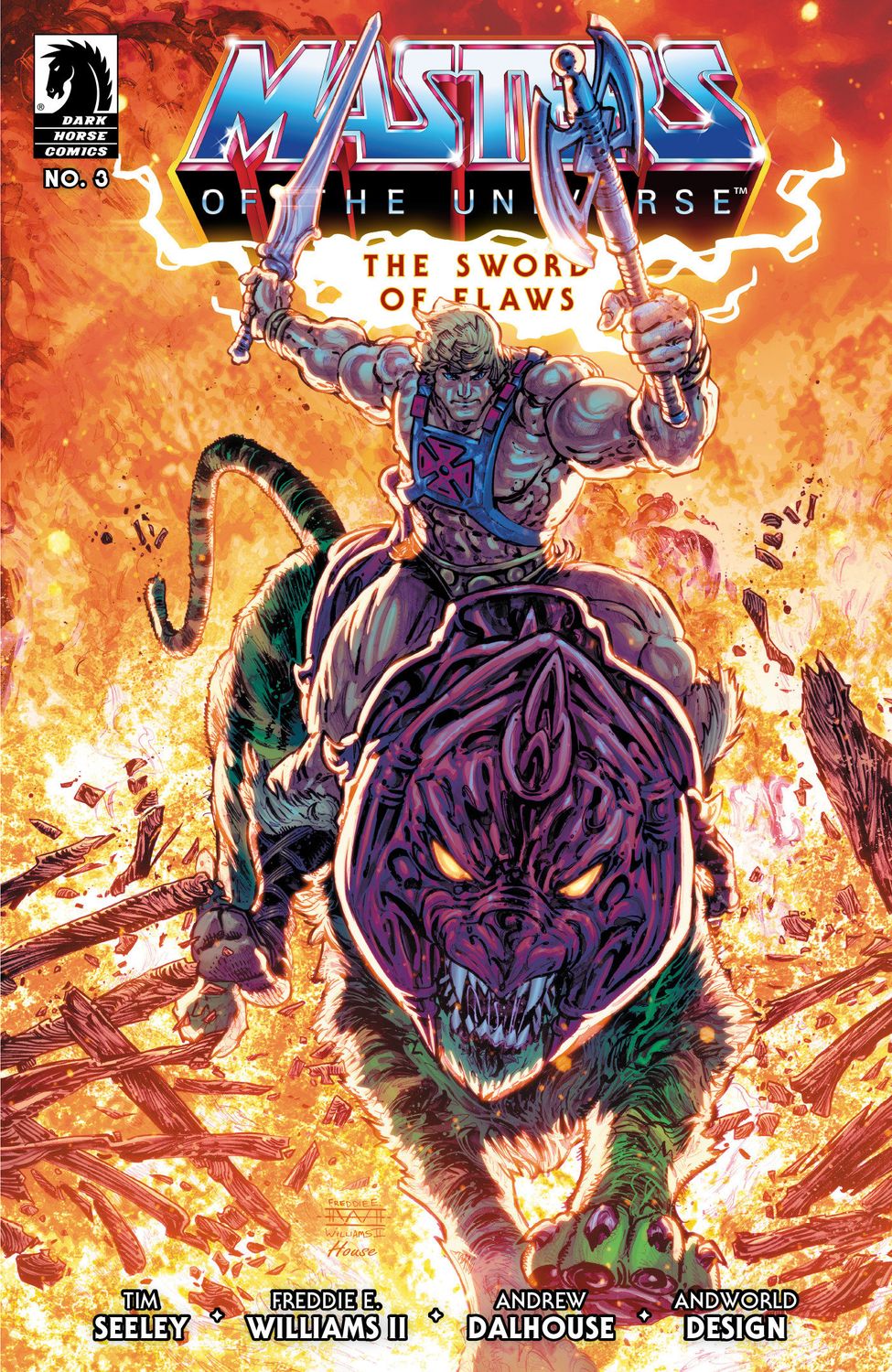 He-Man and the Masters of the Universe #3: The Sword of Flaws Part 3 (CVR A) (Freddie E. Williams II) He-Man and the Masters of the Universe #3: The Sword of Flaws Part 3 (CVR A) (Freddie E. Williams II)