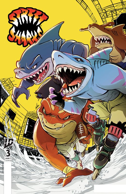 Street Sharks #3 Variant B (Santtos) Street Sharks #3 Variant B (Santtos)