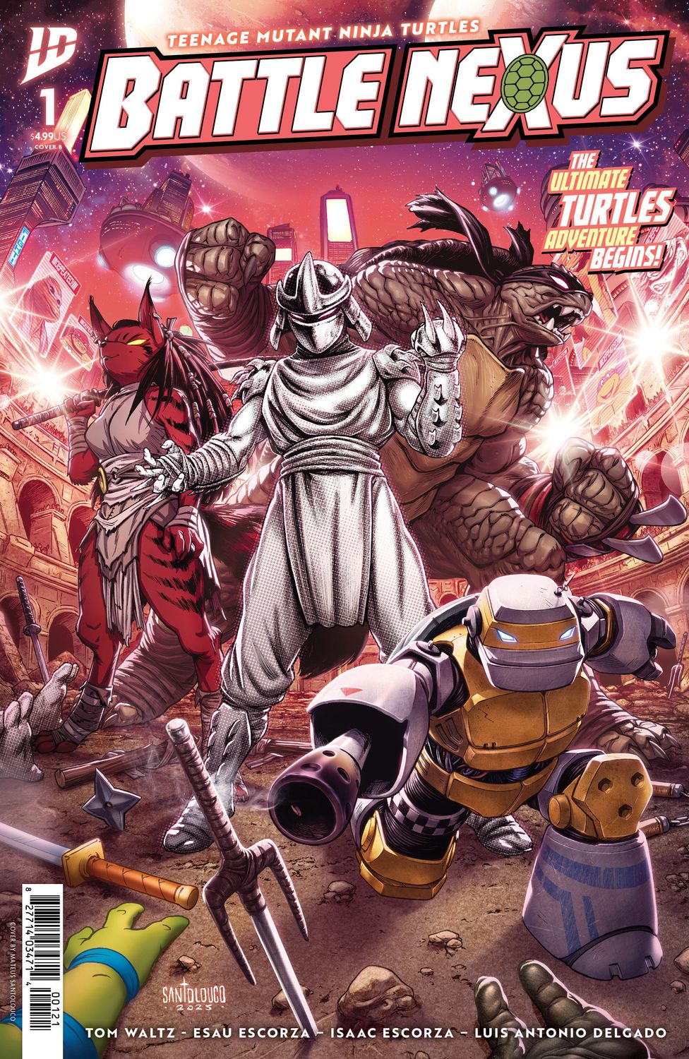 Teenage Mutant Ninja Turtles: Battle Nexus #1 Variant B (Santolouco) Teenage Mutant Ninja Turtles: Battle Nexus #1 Variant B (Santolouco)